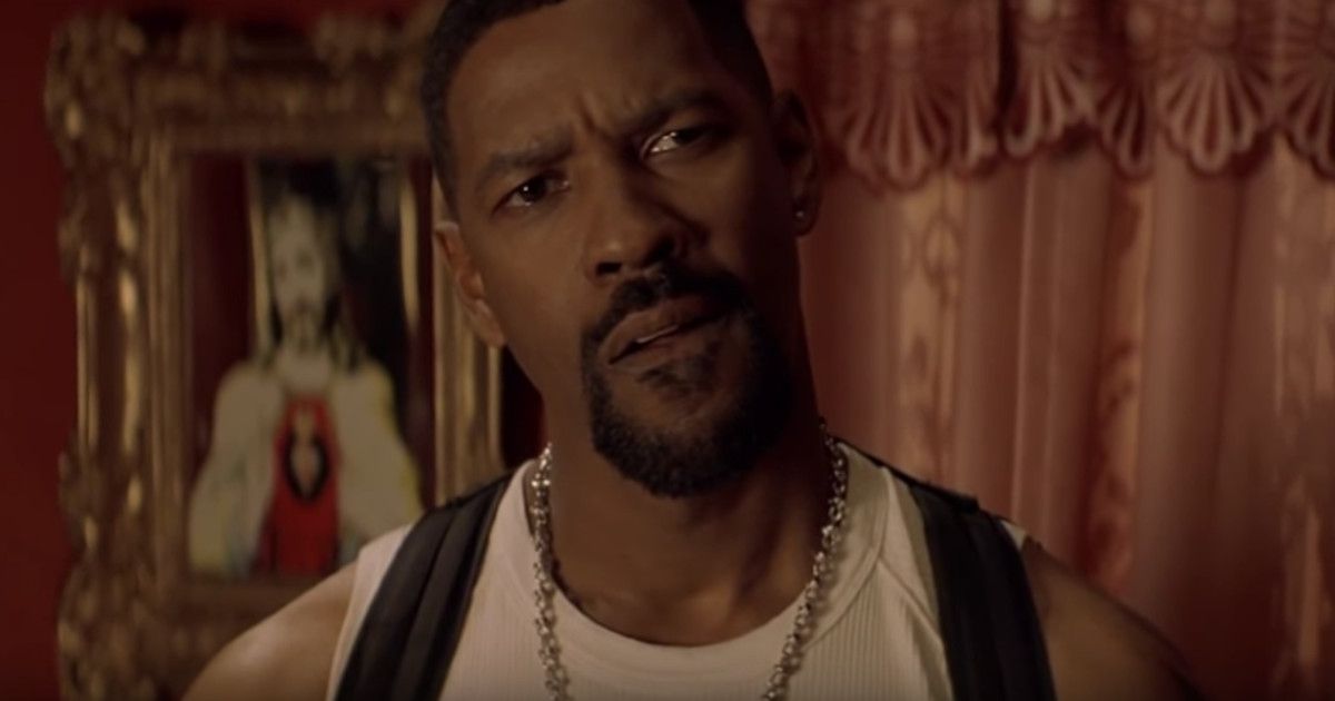 Denzel Washington in ziua antrenamentului