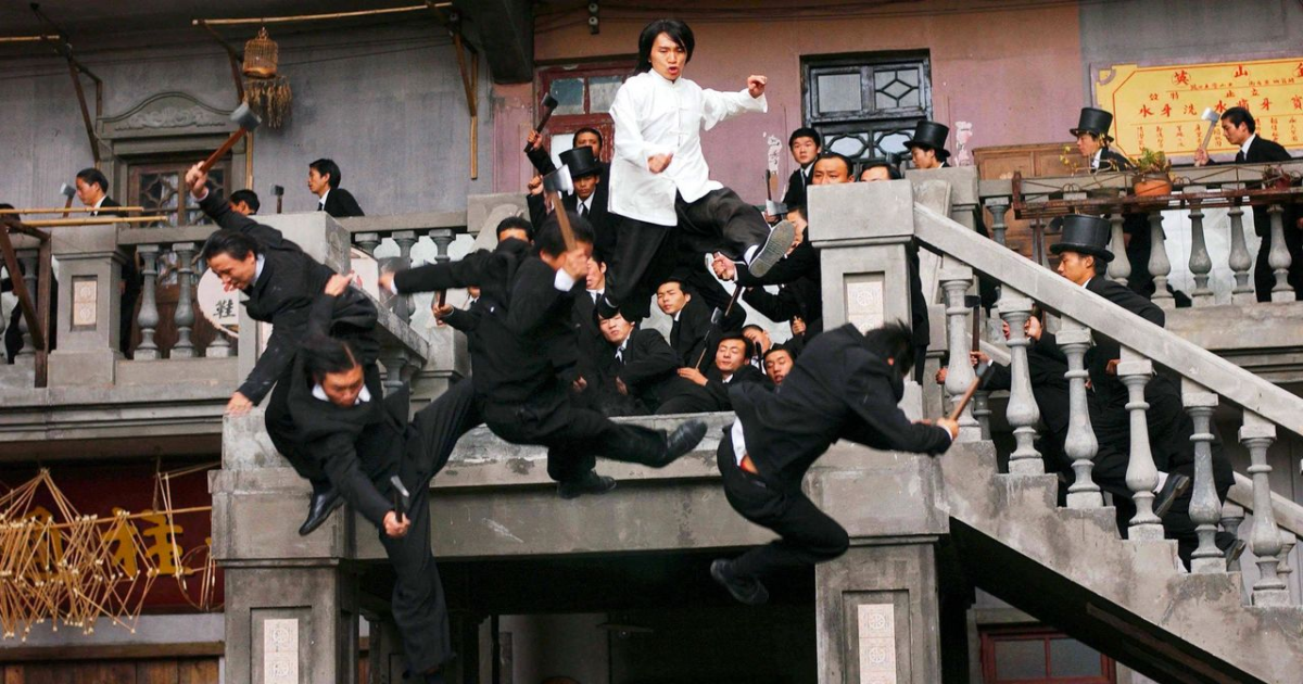 Scena de lupta cu arte martiale Kung Fu Hustle