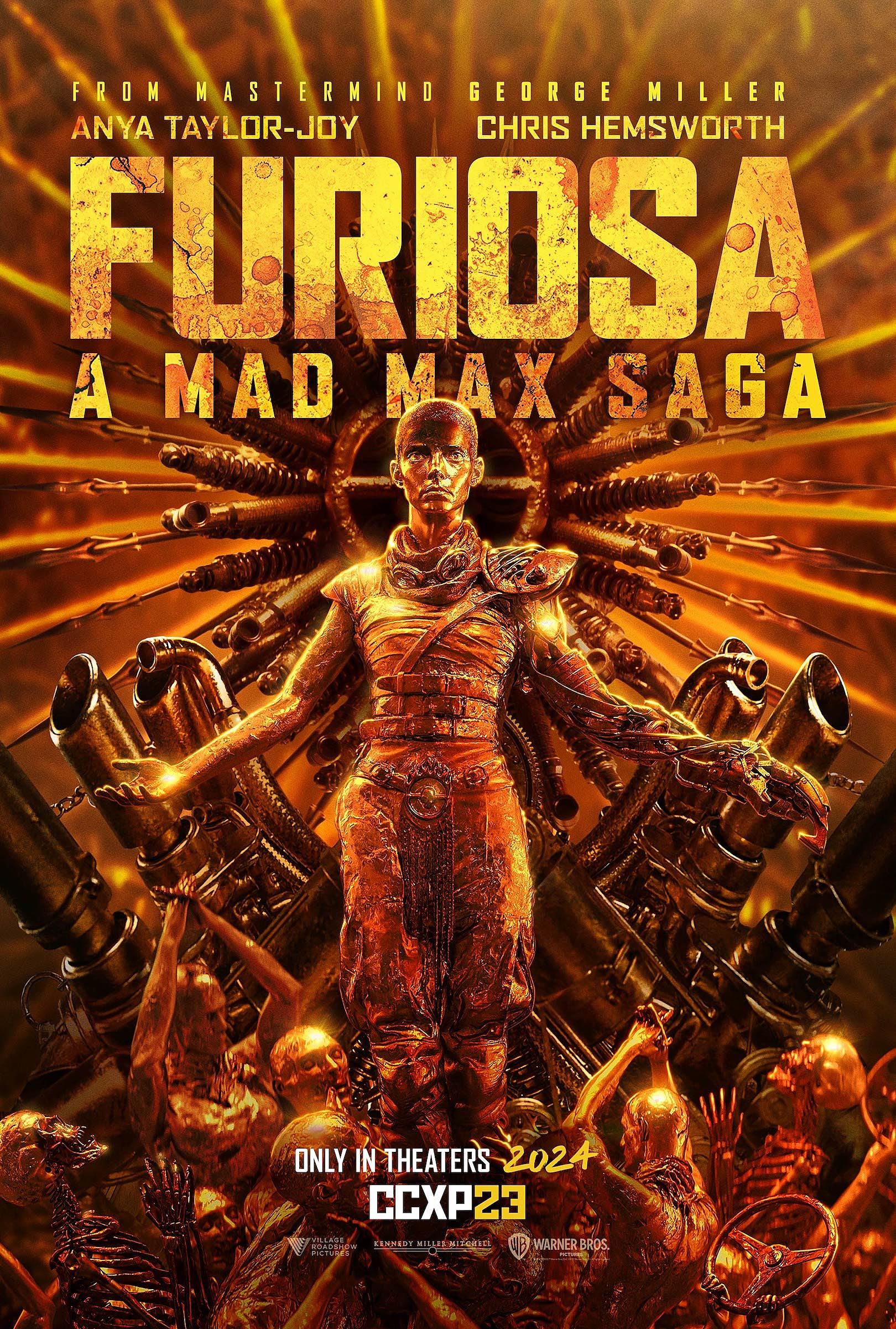 Afis de film Furiosa A Mad Max Saga cu Anya Taylor-Joy