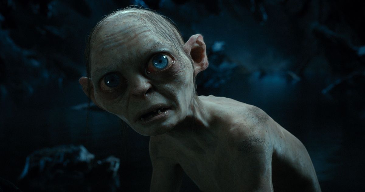 Andy Serkis in rolul lui Gollum in Hobbitul: o calatorie neasteptata